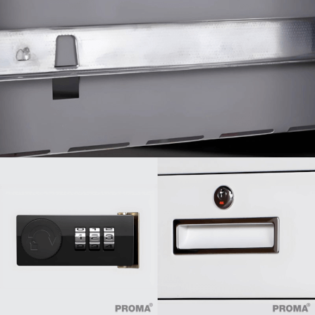 [PRE-ORDER] ตู้เก็บเอกสารสำนักงาน อเนกประสงค์ PROMA-OF09-A สีขาว_9